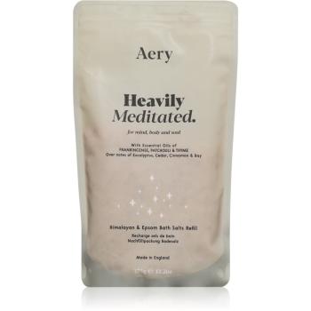 Aery Aromatherapy Heavily Meditated soľ do kúpeľa 375 g