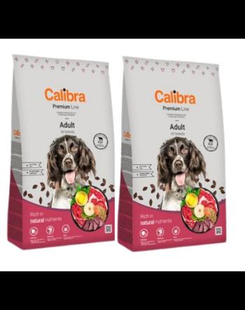 CALIBRA Dog Premium Line Adult Beef hrana uscata pentru caini adulti de toate rasele, cu vita 24 kg (2 x 12 kg)