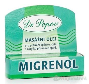 DR. POPOV MIGRENOL masážny olej roll-on 6 ml