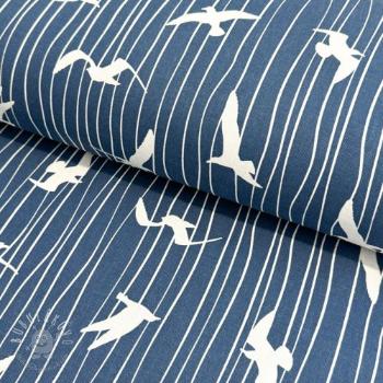 Dekoračná látka Iconic Seagull Stripe navy