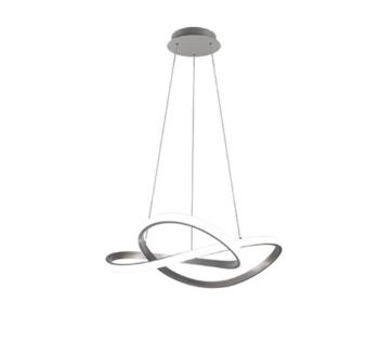 LED závesné osvetlenie Reality Course nikel R32051407