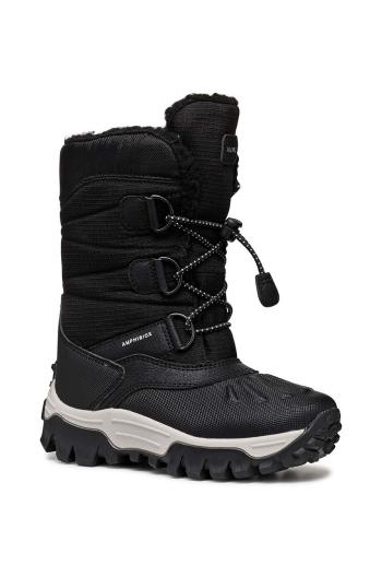 Detské snehule Geox HIMALAYA ABX čierna farba, J46FRA.0FU50