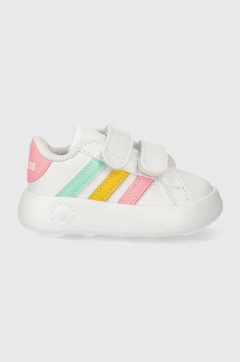 Detské tenisky adidas GRAND COURT 2.0 CF I biela farba