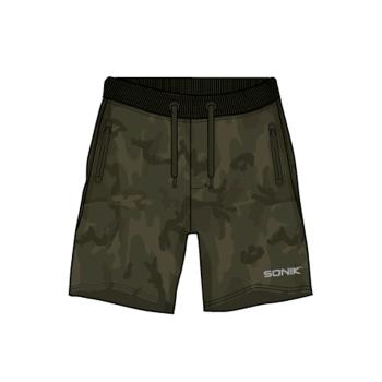 Sonik Kraťasy Camo Fleece Shorts - M,Sonik Kraťasy Camo Fleece Shorts - M