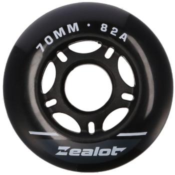 Zealot INLINE WHEELS 4 PACK 70-82A Görkorcsolya kerekek, fekete, méret