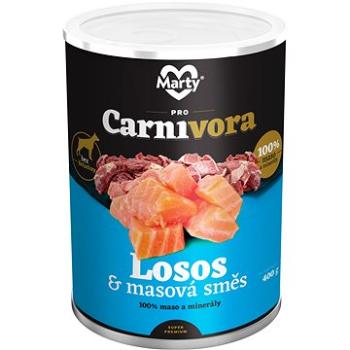 MARTY ProCarnivora pre psov losos + mäsová zmes 400 g (8595174340585)