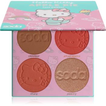 Hello Kitty Apple Pie Face Palette paletka na tvář 12 g