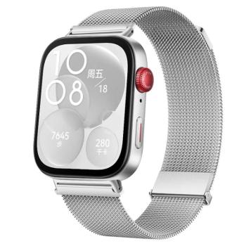 MILANESE Kovový remienok pre Huawei Watch Fit 4 / Fit 4 Pro strieborný