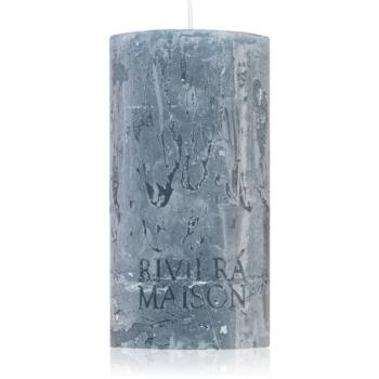 Rivièra Maison Pillar Candle Grey Blue dekoratívna sviečka 7x13 cm