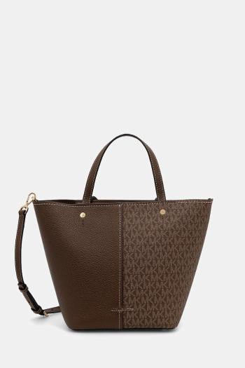 Kabelka MICHAEL Michael Kors FLORA hnedá farba, 30T5GFFT2B