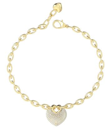 Guess Romantický pozlátený náramok Crazy In Love JUBB05214JWYG 18,5 cm