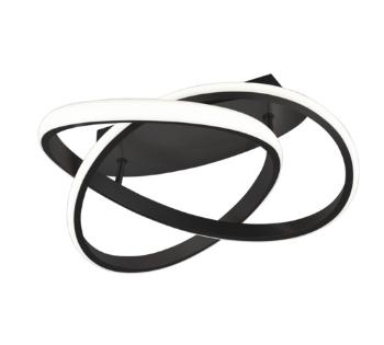 LED stropné osvetlenie Reality Course čierna R62051132