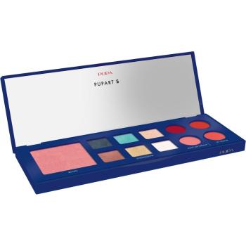 PUPA Milano Pupart S Blue paletka očných tieňov 1 ks