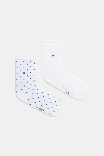 Ponožky Tommy Hilfiger 2-pak dámske, čierna farba, 100001493