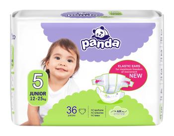 PANDA Junior Detské plienky 12-25 kg 36 ks