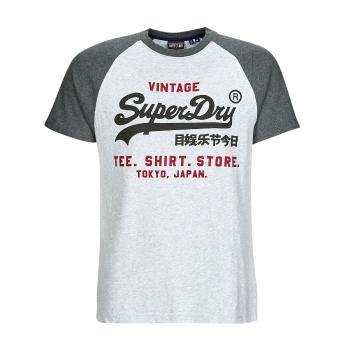 Superdry  VINTAGE VL HERITAGE RGLN TEE  Tričká s krátkym rukávom Šedá