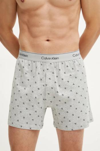 Boxerky Calvin Klein Underwear pánske, šedá farba, 000NM2848E