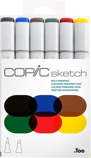 Copic Sketch Fixky Bold Primaries 6 ks