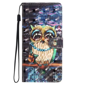 ART Peňaženkový kryt pre Motorola Edge 50 BIG-EYED OWL