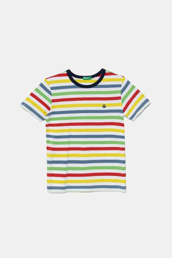 Detské bavlnené tričko United Colors of Benetton viac farieb, vzorovaná, 3FHXC10MW