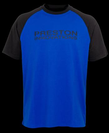 Preston innovations tričko lightweight blue raglan t-shirt - l