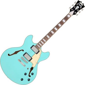 D'Angelico Premier DC Surf Green Semiakustická gitara