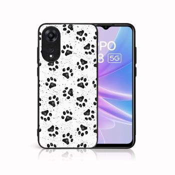 MY ART Ochranný kryt pre Oppo A78 5G PAWS (185)