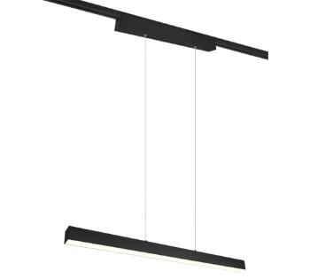 LED závesné osvetlenie Trio Duoline čierna 73043132