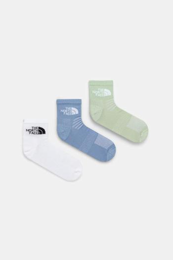 Ponožky The North Face Sport Cush 3-pak dámske, biela farba, NF0A882G0OD1
