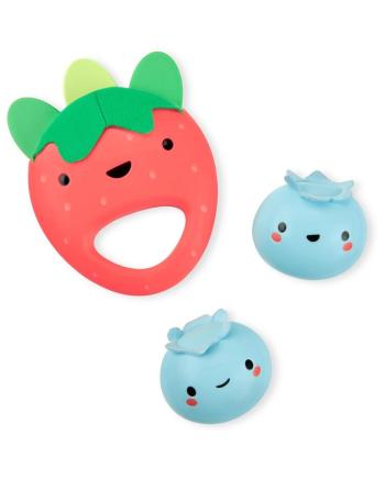 SKIP HOP Hrkálka Farmstand Berry Cute Band set 3 ks, 3m+