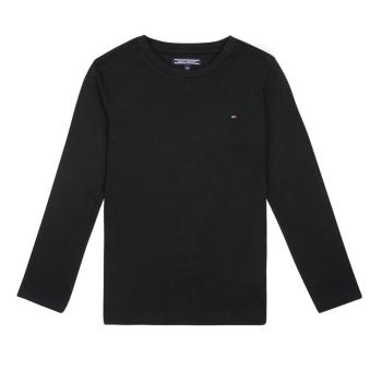 Tommy Hilfiger  BOYS BASIC CN KNIT L/S  Tričká s dlhým rukávom Čierna