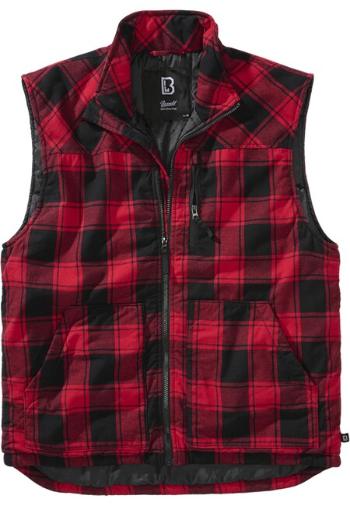 Brandit Lumber Vest red/black - S