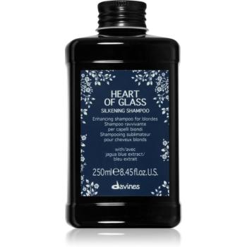 Davines Heart of Glass Silkening Shampoo jemný čistiaci šampón pre blond vlasy 250 ml