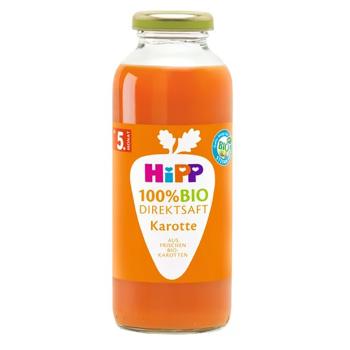 HIPP 100% Juice karotková šťava BIO 330 ml