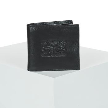 Levis  VINTAGE TWO HORSE BIFOLD COIN WALLET  Peňaženky Čierna