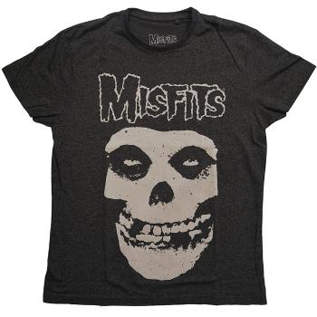 Misfits tričko Logo & Fiend Šedá/Čierna XXL