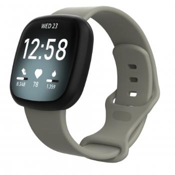 BStrap Silicone (Large) remienok na Fitbit Versa 3, gray (SFI013C07)