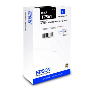 EPSON T7561 (C13T75614N) - originálna cartridge, čierna, 2500 strán