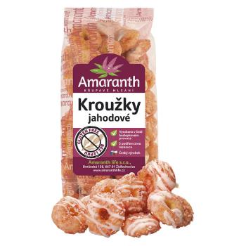 AMARANTH Krúžky jahodové 90 g