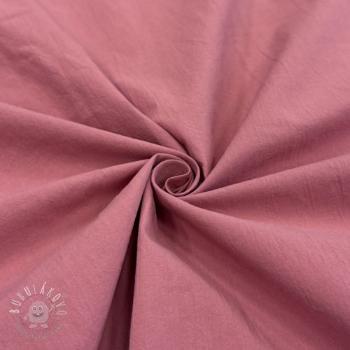 Bavlnená látka WASHED dark blush