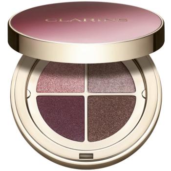 Clarins Ombre 4 Colour Eye Palette paletka očných tieňov pre dlhotrvajúci efekt odtieň 02 - Rosewood Gradation 4,2 g