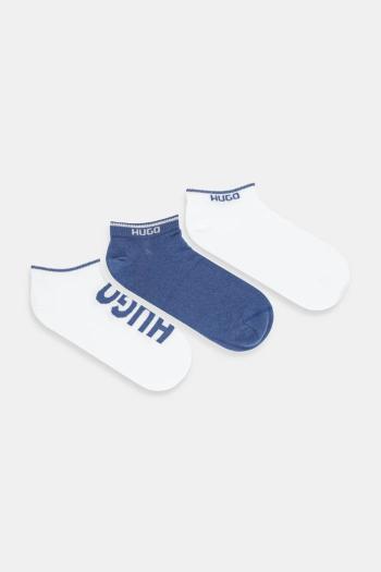 Ponožky HUGO 3-pak modrá farba, 50544506