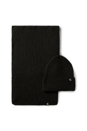 Detská čiapka a šál Calvin Klein Jeans