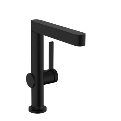 Hansgrohe Finoris umývadlová batéria s otočným ramienkom matná čierna 76060670