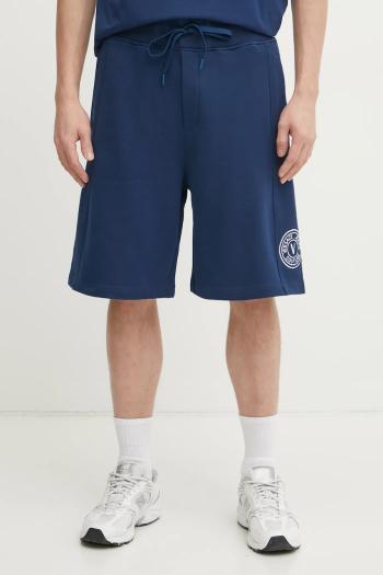 Bavlnené šortky Versace Jeans Couture pánske, tmavomodrá farba, 78GADT00 CF01T