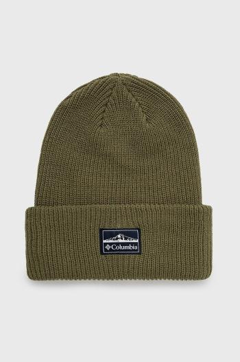 Čiapka Columbia Lost Lager II Beanie zelená farba, 1975921