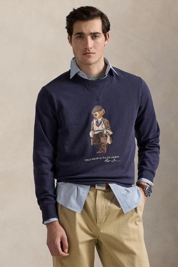 Mikina Polo Ralph Lauren modrá farba, 710980305