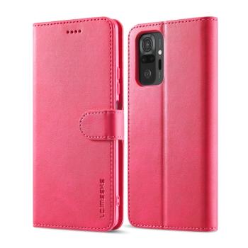 IMEEKE Peňaženkový kryt pre Xiaomi Redmi 10 / Redmi 10 2022 ružový