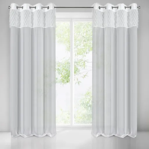 ArtFir Záclona AMIRA K | biela 140 x 250 cm