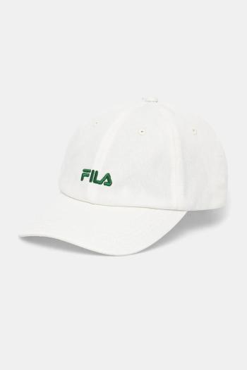 Bavlnená šiltovka Fila Faridokt béžová farba, s nášivkou, FCU0139